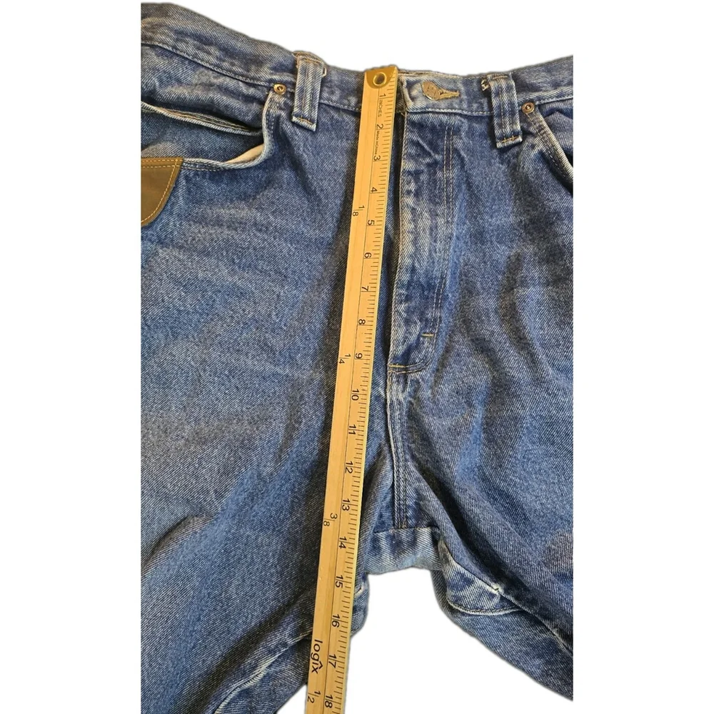 Rustler Durashield Men’s Jeans 36x34 Blue Workwear Denim Straight Leg